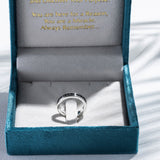 Black Zircon Line Ring