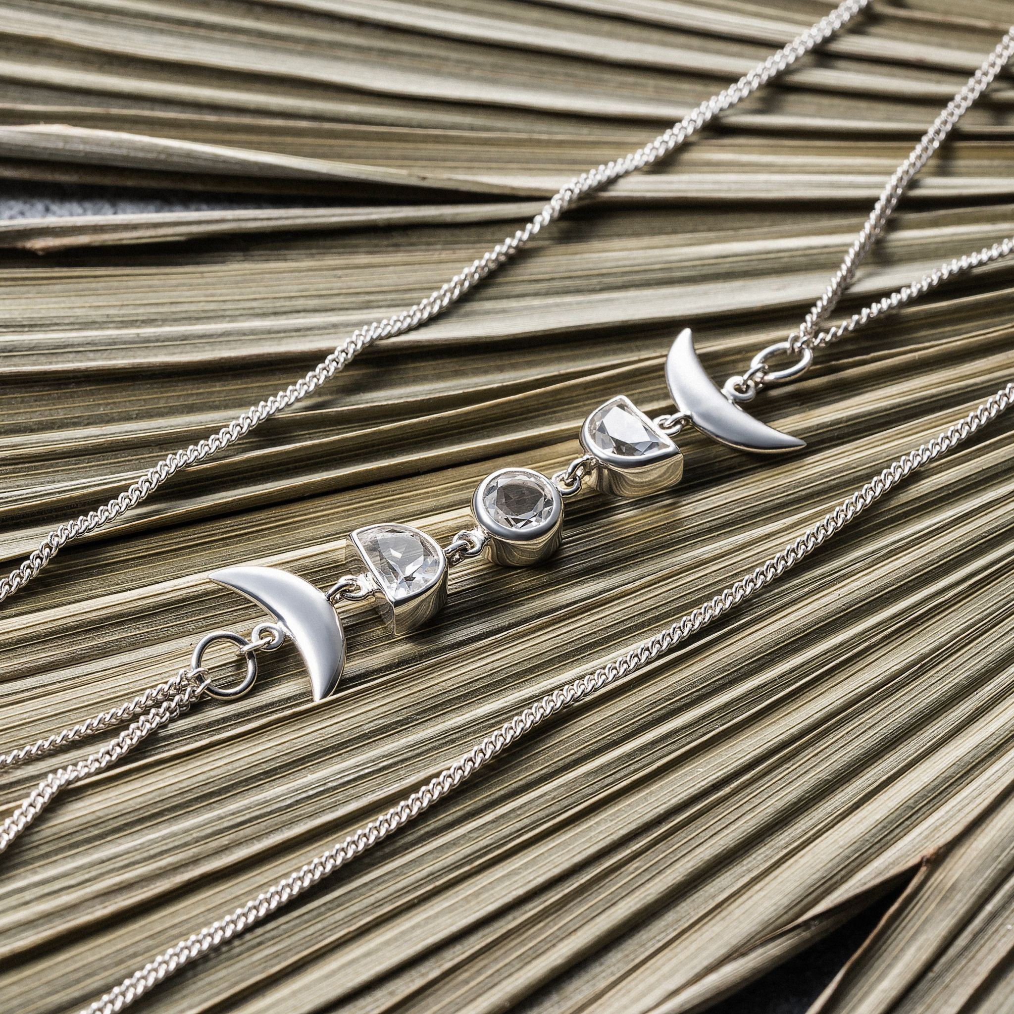 Moon Cycle Rhinestone Bodychain