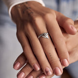 Shark Tooth Medallion Ring