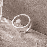 Sphere Ring Rose Quartz