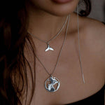Small Whale Tail Necklace