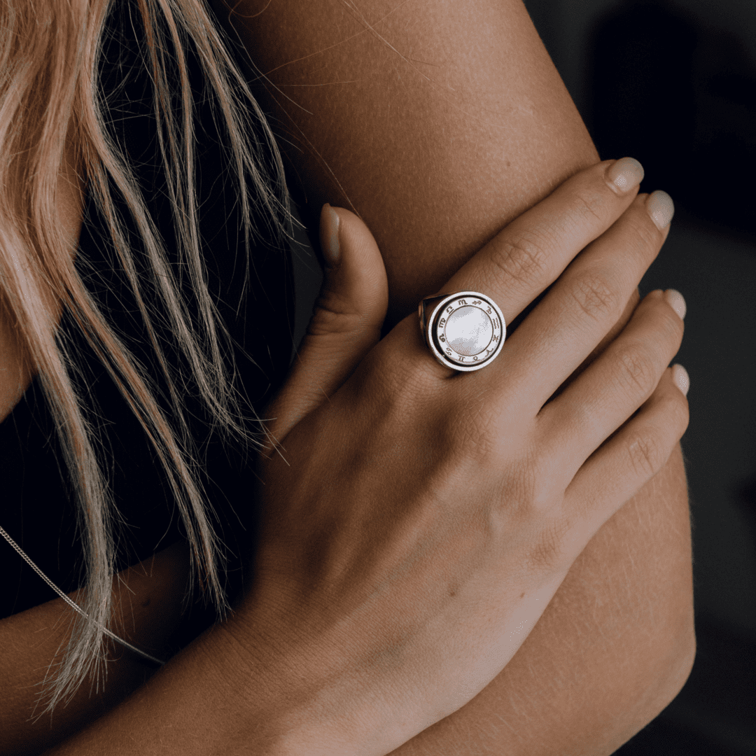 Zodiac Double Sided Ring