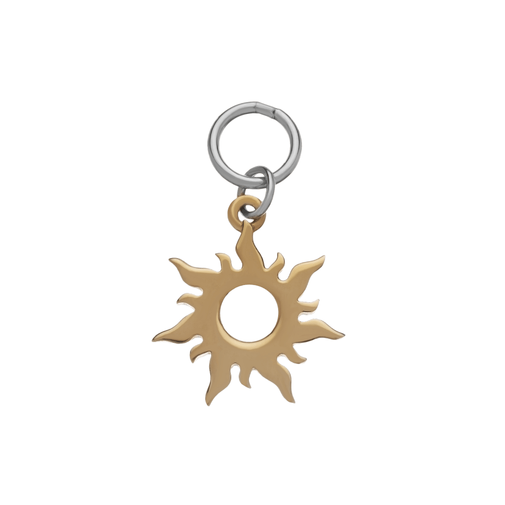 Sun Charm gilded