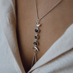 Moon Cycle Black Spinel Bodychain