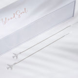Jet Pendant Earrings