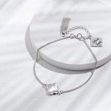 Mother-of-Pearl Clover Bracelet