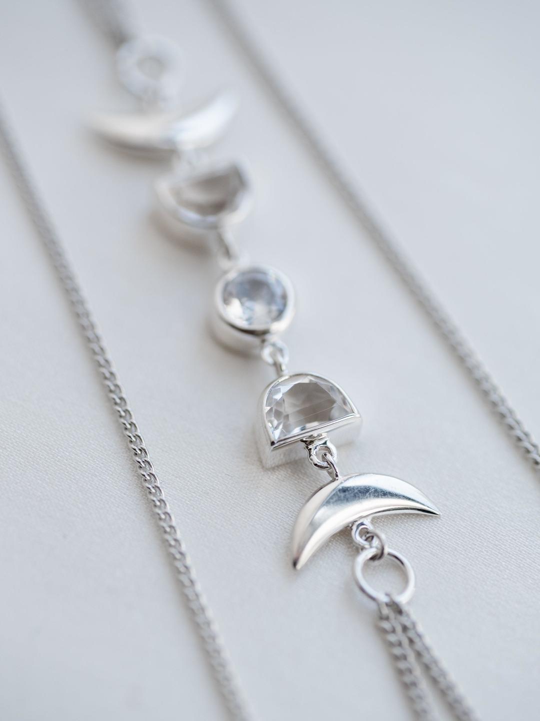 Moon Cycle Rhinestone Bodychain