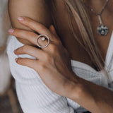 Sphere Ring Rose Quartz