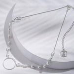 Infinity Pendant With White Pearls