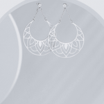 Moon Lotus Earrings