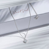 Mother-of-Pearl Clover Necklace